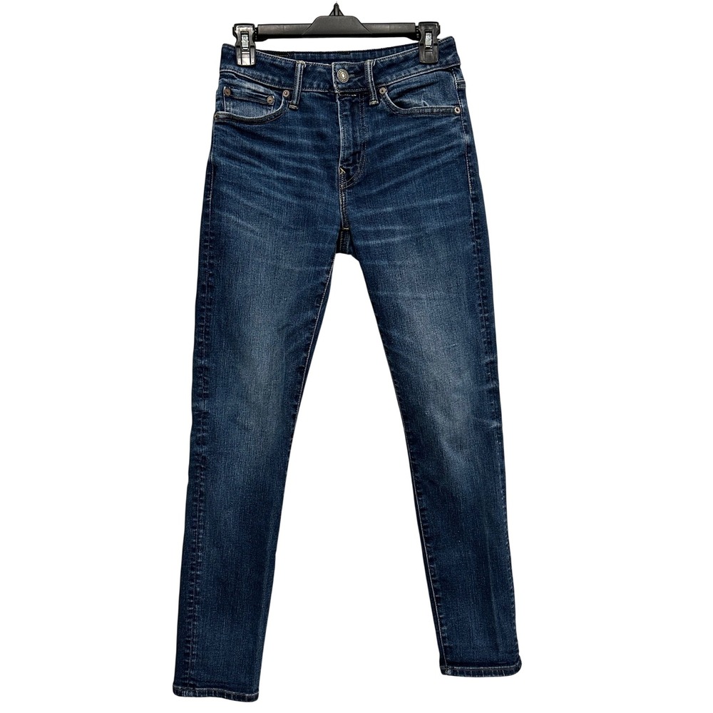 American Eagle Athletic Skinny Airflex+ Jeans Mens 28x30 Dark Wash Blue Denim